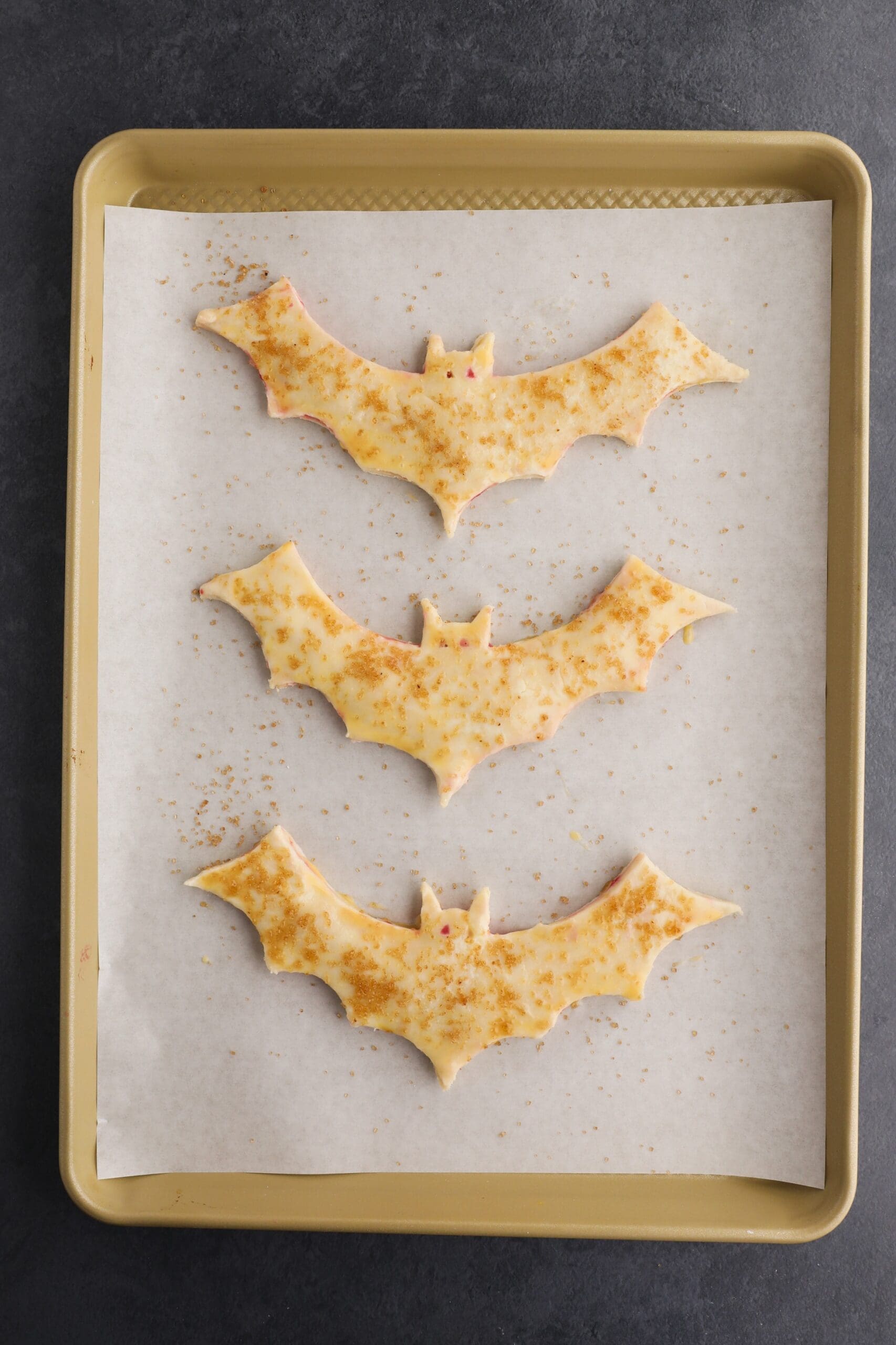 Raspberry Bat Hand Pies - Marisa Bakes