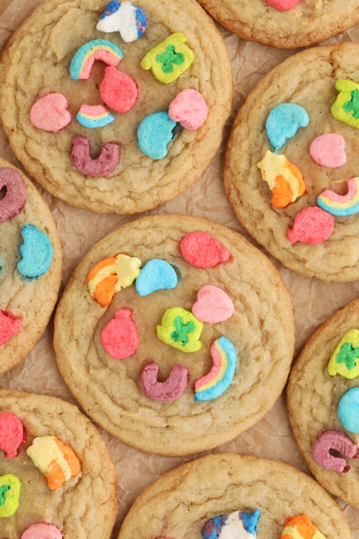 Lucky Charms Cookies - Marisa Bakes