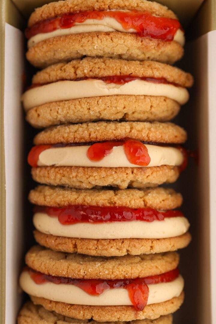 Pb&j Menu PB and J Cookie Sandwiches - Marisa Bakes